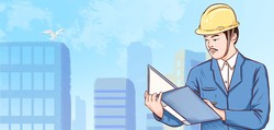 pngtree-safety-production-and-safety-construction-background-material-image786102