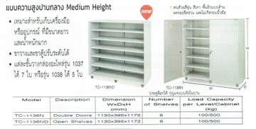 ตู้เครื่องมือช่างตั้งพื้นทรงสูงรุ่นTC1136N