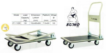 รถเข็นเหล็กสี่มือจับัพับได้sumo