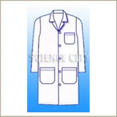 เสื้อกาวน์สีขาวตัวยาวแขนยาว