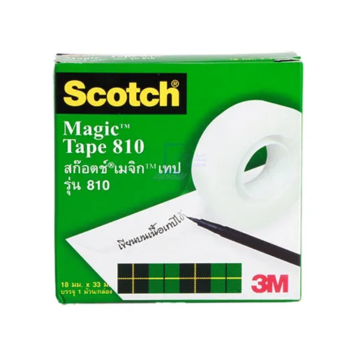 เทปใส แกน 1 นิ้ว สก๊อตซ์ 810
