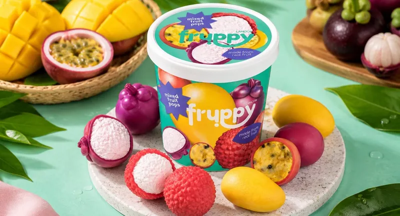 ไอศกรีมผลไม้FRUPPYจากผลไม้ไทย4รสชาติในรูปแบบFruitPop