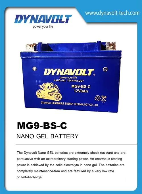 Batterie Dynavolt GEL YTX9-BS 12V 9Ah prête à l'emploi - Pièces Electrique  sur La Bécanerie