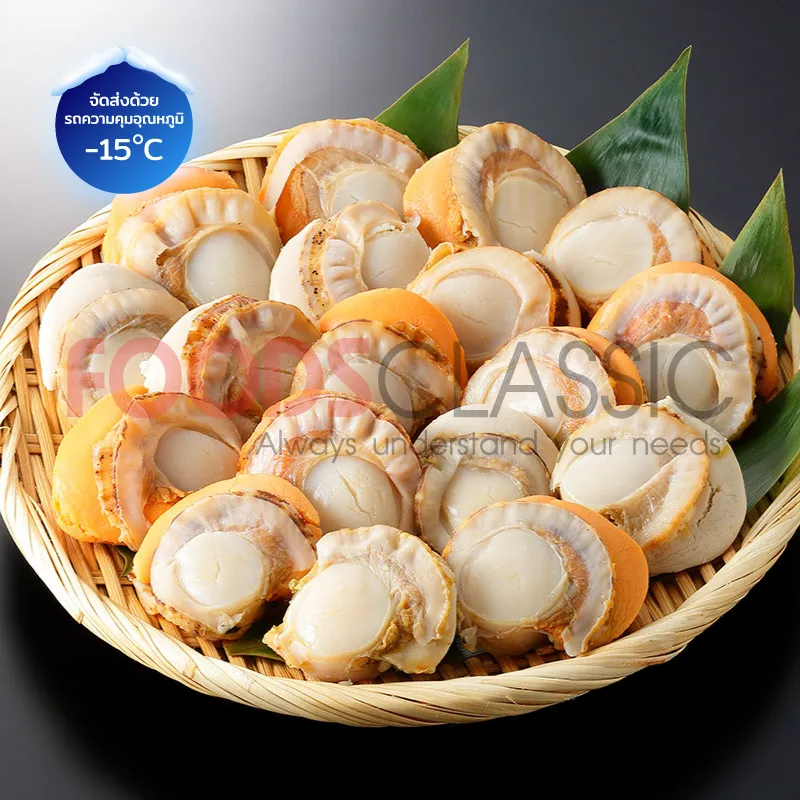 FoodsclassicSH035BOILEDSCALLOPEMEATหอยเชลล์ต้ม(M)(2)