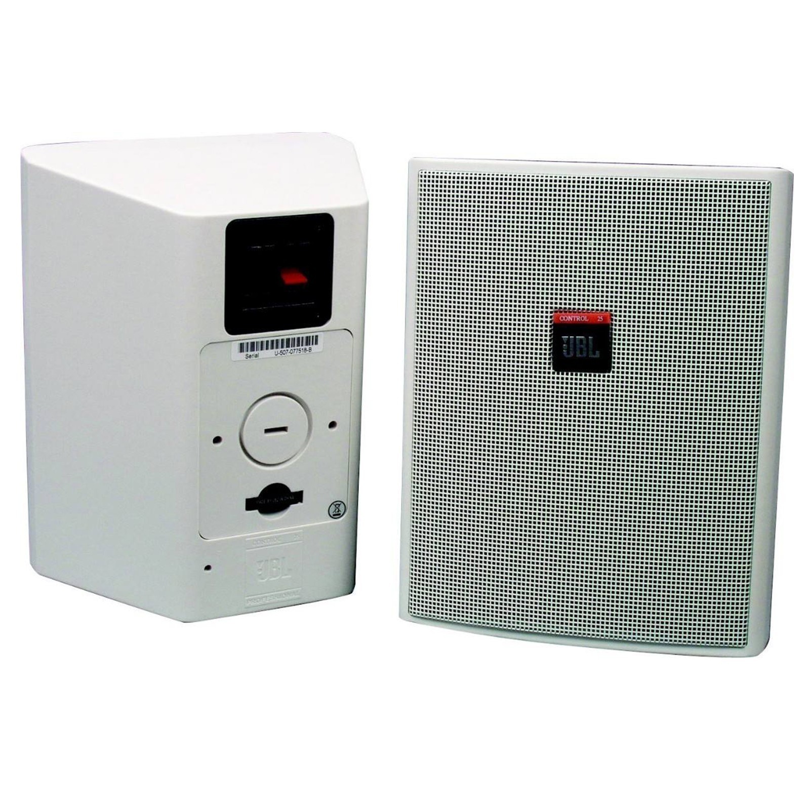 JBL CONTROL 25WH Two Way Indoor/Outdoor Speaker, 5.25" Woofer,White