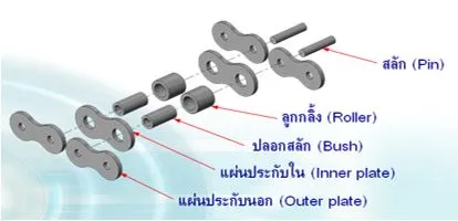 ส่วนประกอบหลักของโซ่