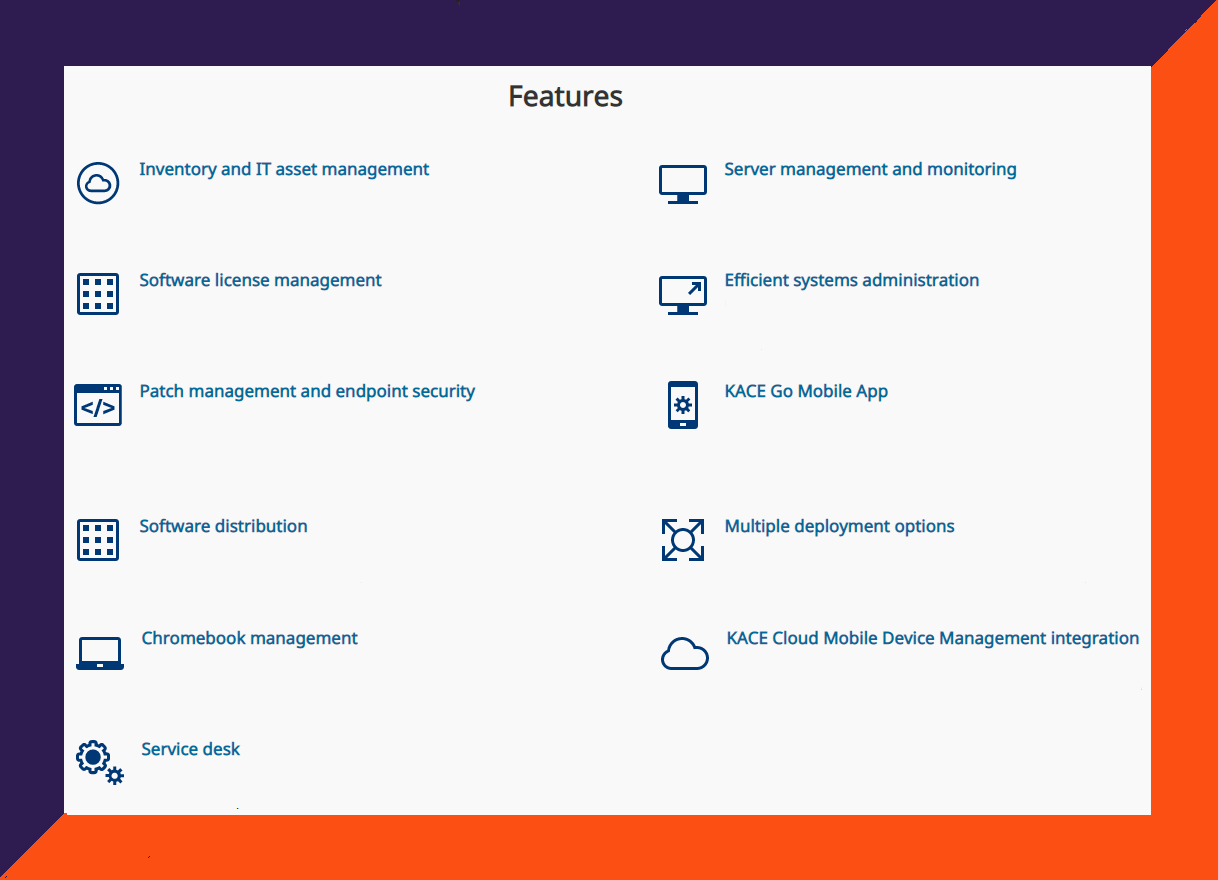 มาเร้วว !! มาดูคุณลักษณะของ KACE endpoints management and monitoring