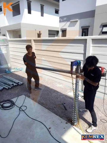 เข็มเหล็กเสาเข็มเหล็กเสาเข็มเกลียวฐานรากต่อเติมต่อเติมบ้านต่อเติมครัวที่จอดรถพื้นทรุดฐานเครื่องจักรฐานรากเสาไฟscrewpilefoundationhsbkemrex4