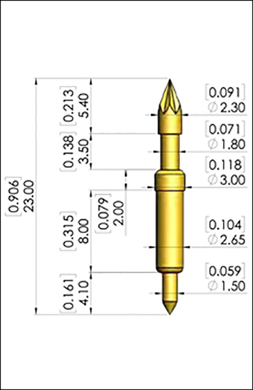 EQUIPTEST Test Pin Probe หัวเข็ม Probe