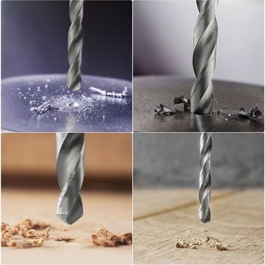 High-Speed-Steel-Straight-Shank-Twist-Drill-Bit