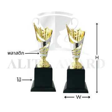 ถ้วยรางวัลพลาสติกB235