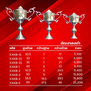 พิวเตอร์ถ้วยพระราชทานอลิตาถ้วยรางวัล10