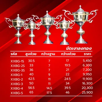 พิวเตอร์ถ้วยพระราชทานอลิตาถ้วยรางวัล11