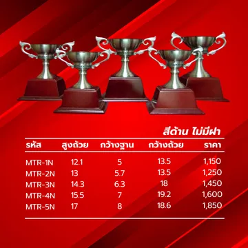 พิวเตอร์ถ้วยพระราชทานอลิตาถ้วยรางวัล16