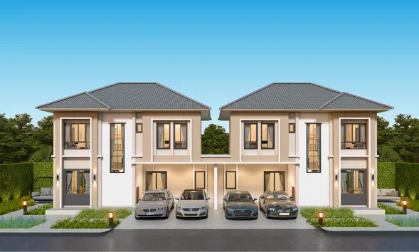 บ้านแฝดโครงการใหม่