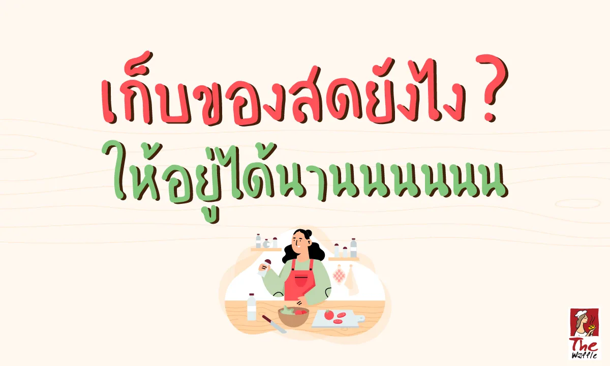 TheWaffleเก็บของสดถนอมอาหารเคล็ดลับทำครัว