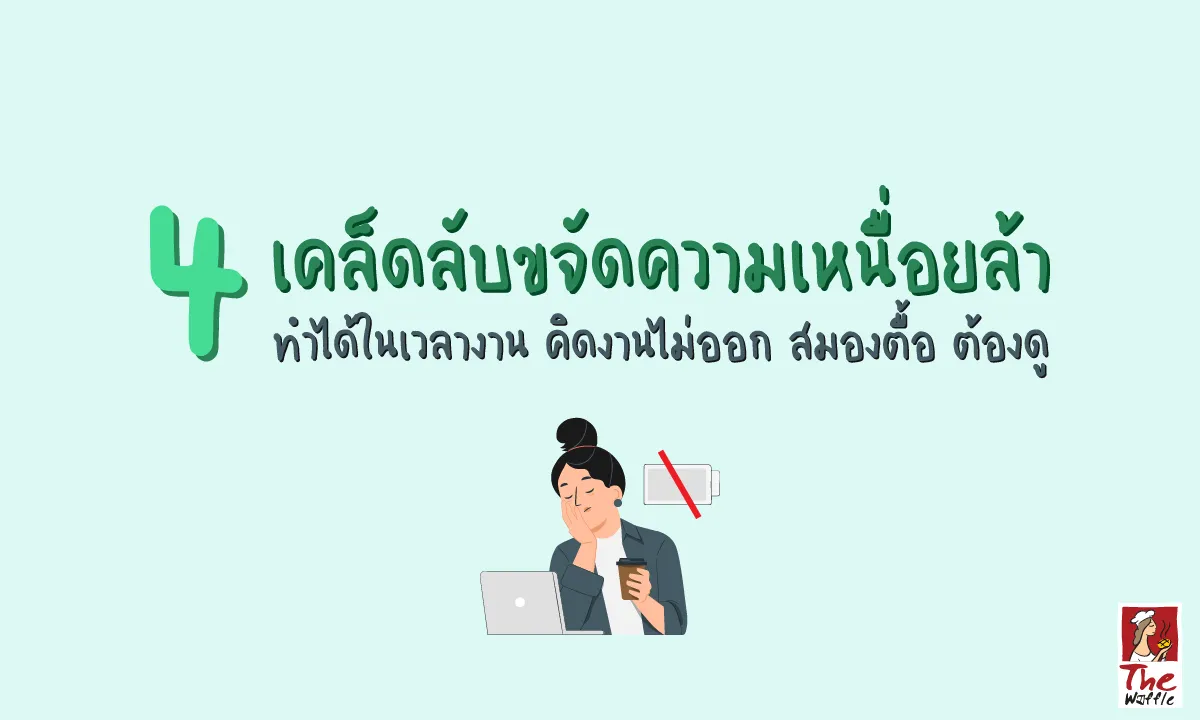 TheWaffleแก้เหนื่อยล้าเมื่อยล้าในเวลางาน