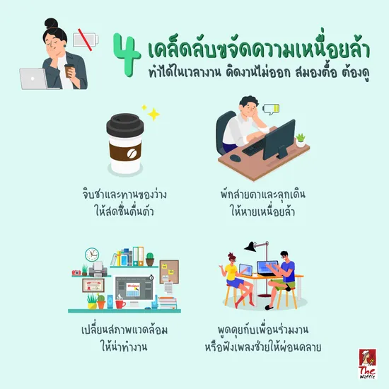 TheWaffleแก้เหนื่อยล้าเมื่อยล้าในเวลางาน1