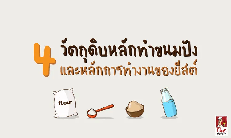 TheWaffleวัตถุดิบทำขนมปังยีสต์แป้งวาฟเฟิลสำเ