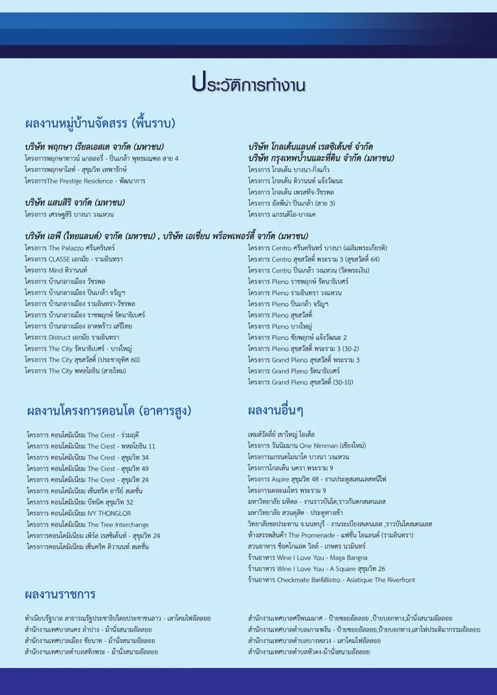 ผลงาน