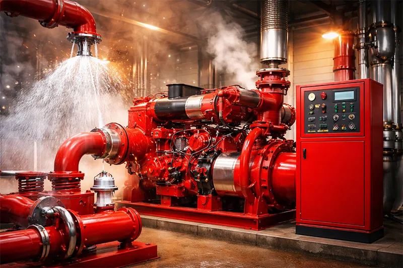เครื่องสูบน้ำดับเพลิง-Fire-Pump-ในระบบป้องกันอัคคีภัย