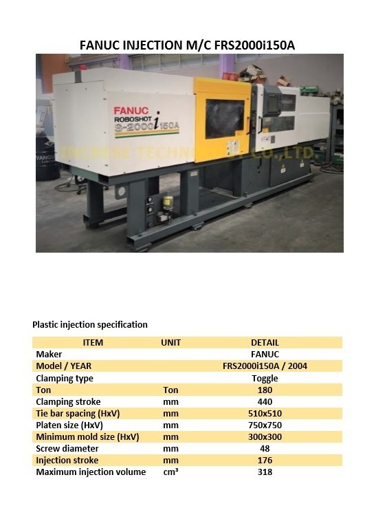 บริการรับซ่อมเครื่องฉีดพลาสติกฟานัค FANUC ROBOSHOT