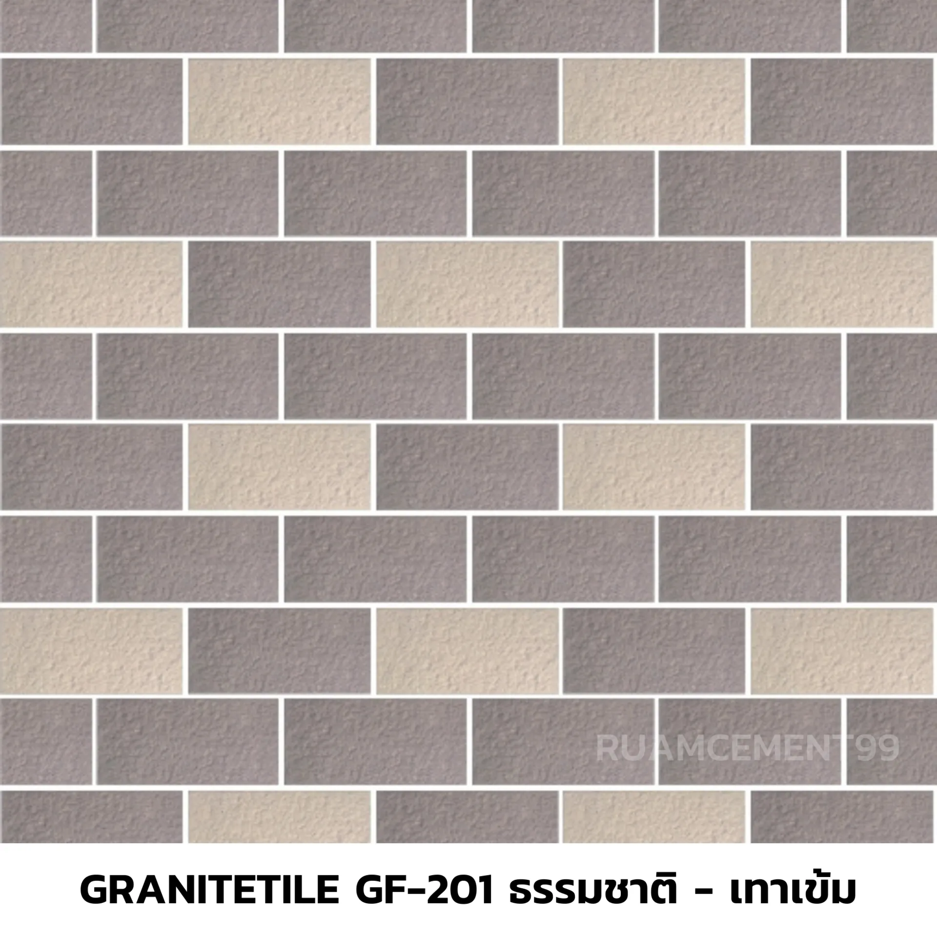 GraniteTileGF-201ธรรมชาติ-เทาเข้ม