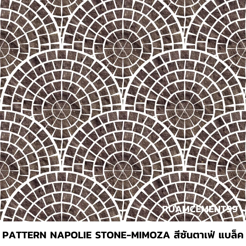 PATTERNNAPOLIESTONE-Mimozaสีซันตาเฟ่แบล็ค