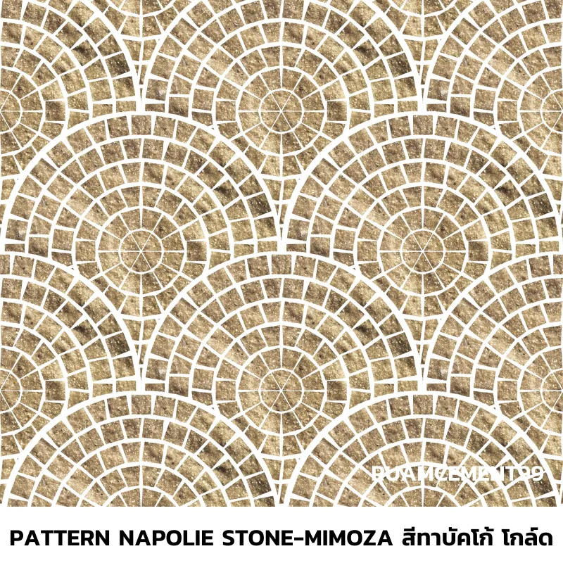 PATTERNNAPOLIESTONE-Mimozaสีทาบัคโก้โกล์ด