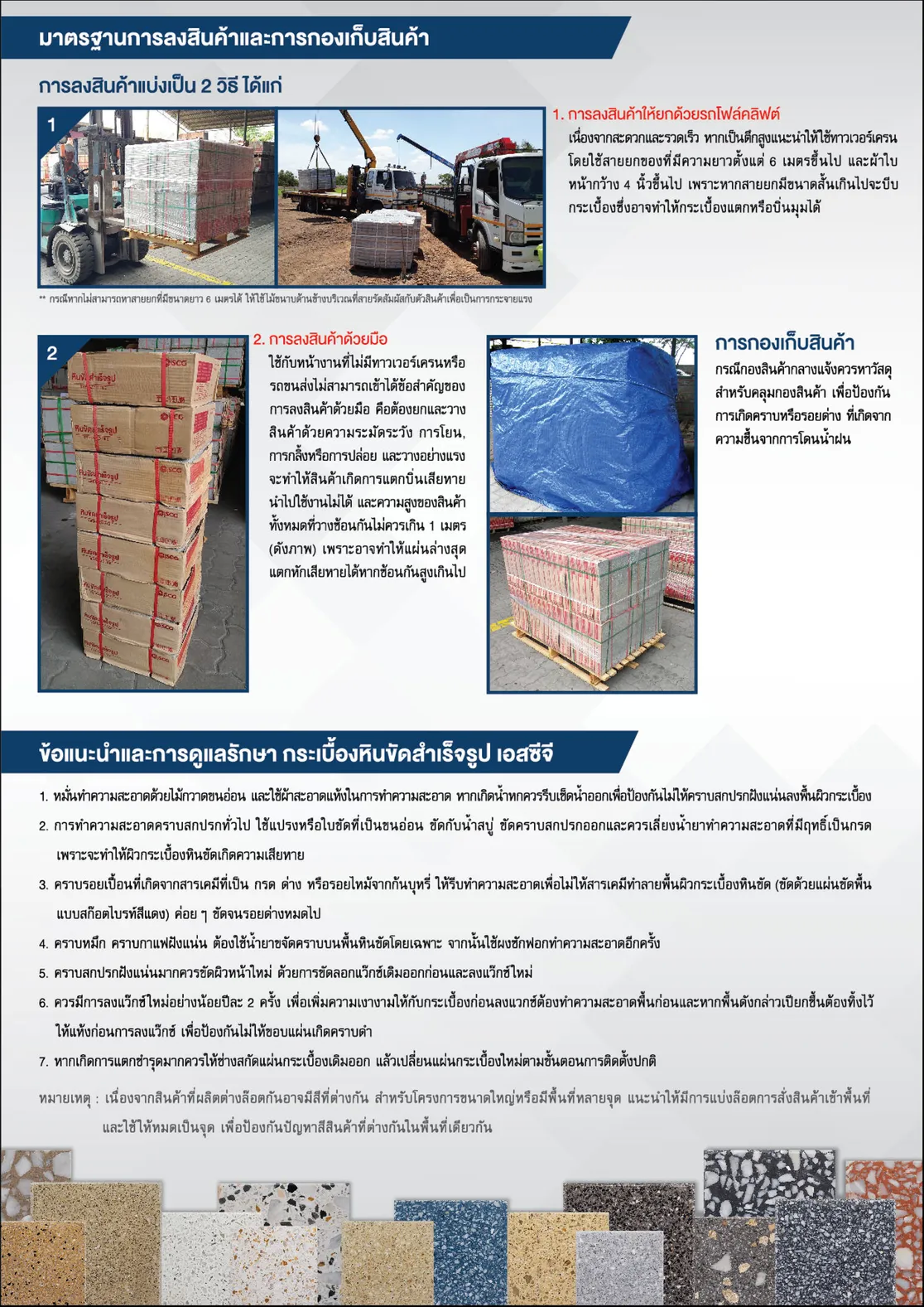 วิธีการติดตั้งกระเบื้องหินขัด