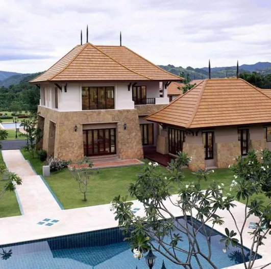 กระเบื้องหลัังคาเพรสทีจเอสซีจีสีชาโตบริค