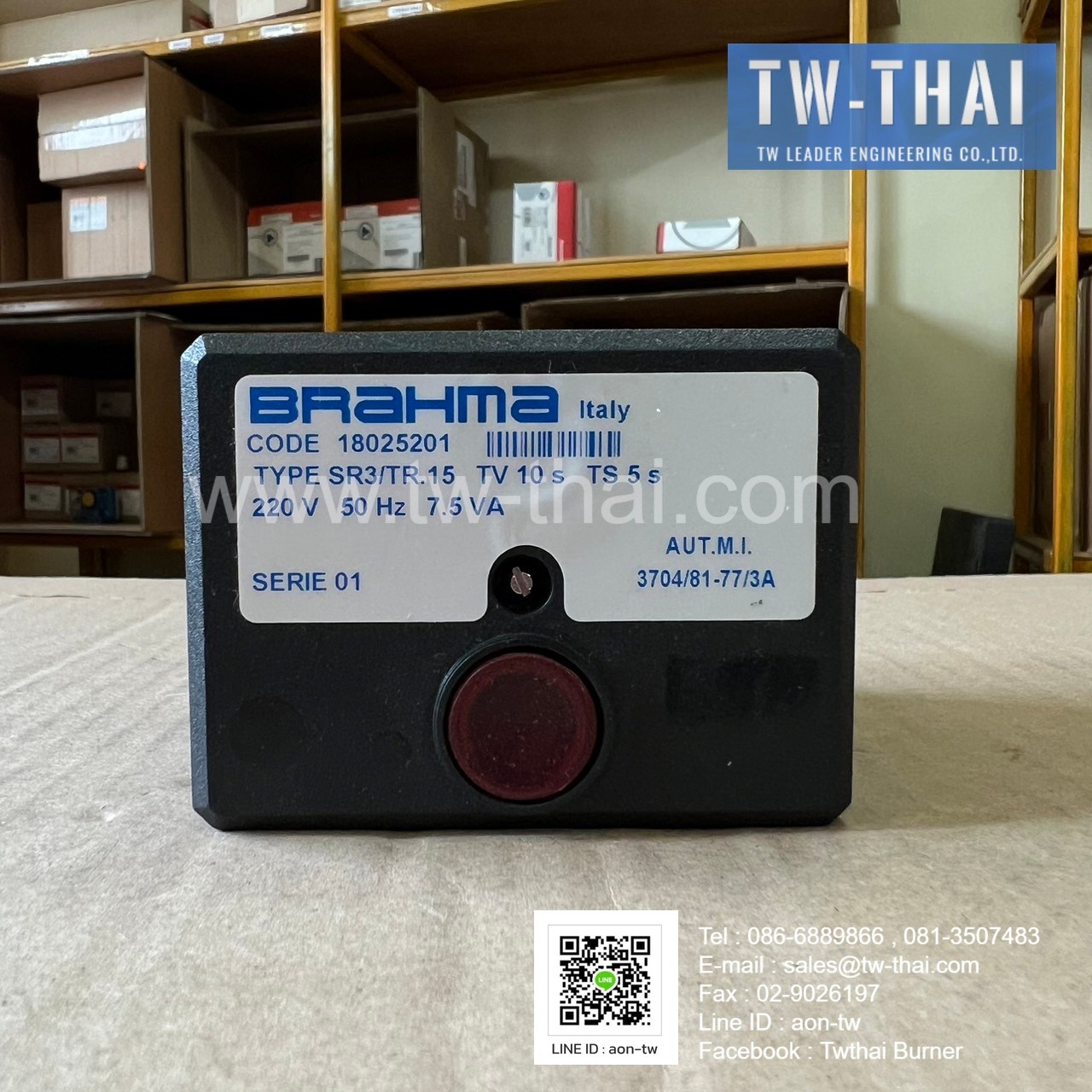 Carte D'allumage BRAHMA SR3 - 220V 50Hz 6.5VA - Pour Chauffage Ou Appareil Spécifique - Occasion Fonctionnelle