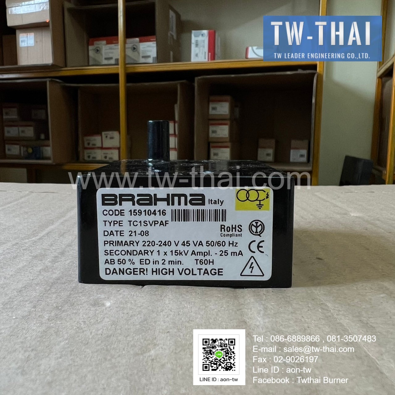 Trasformatore Accensione AR1 Brahma 18211000 - Ricambi Per - Foto 9