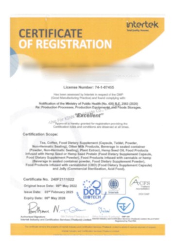 GMPCertificate