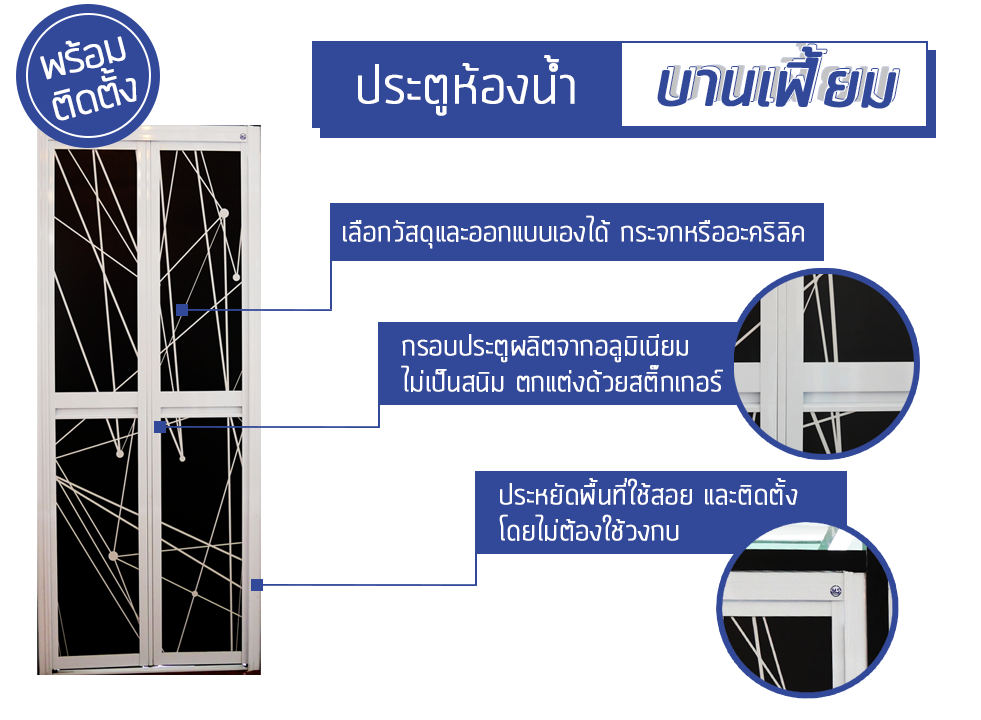 ประตูห้องน้ำ