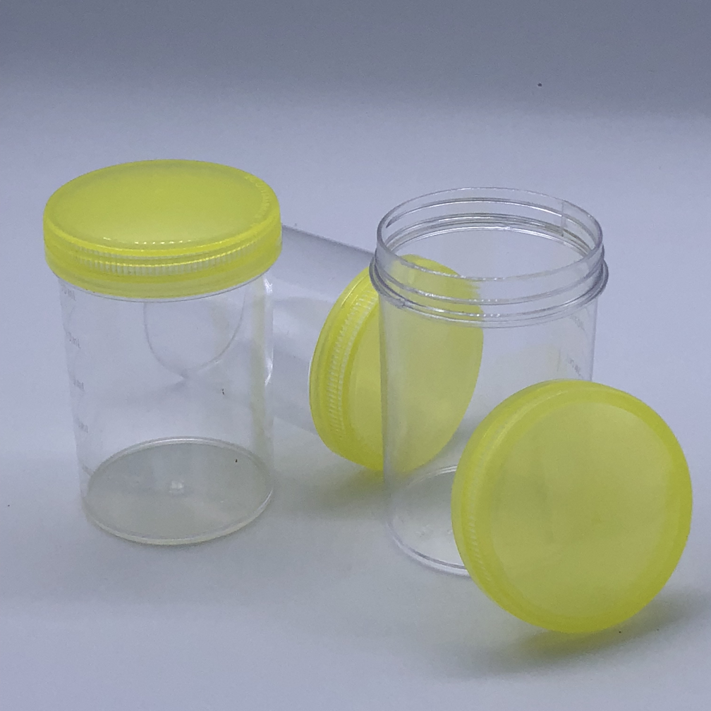 60ML Plastic containers with screw cap