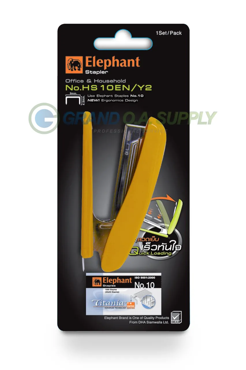 เครื่องเย็บ+ลวดเย็บ ตราช้าง  HS-10  HS-10EN/Y2