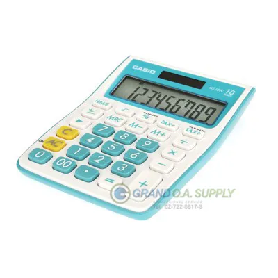 เครื่องคิดเลข คาสิโอ MS-10VC BU (ฟ้า)