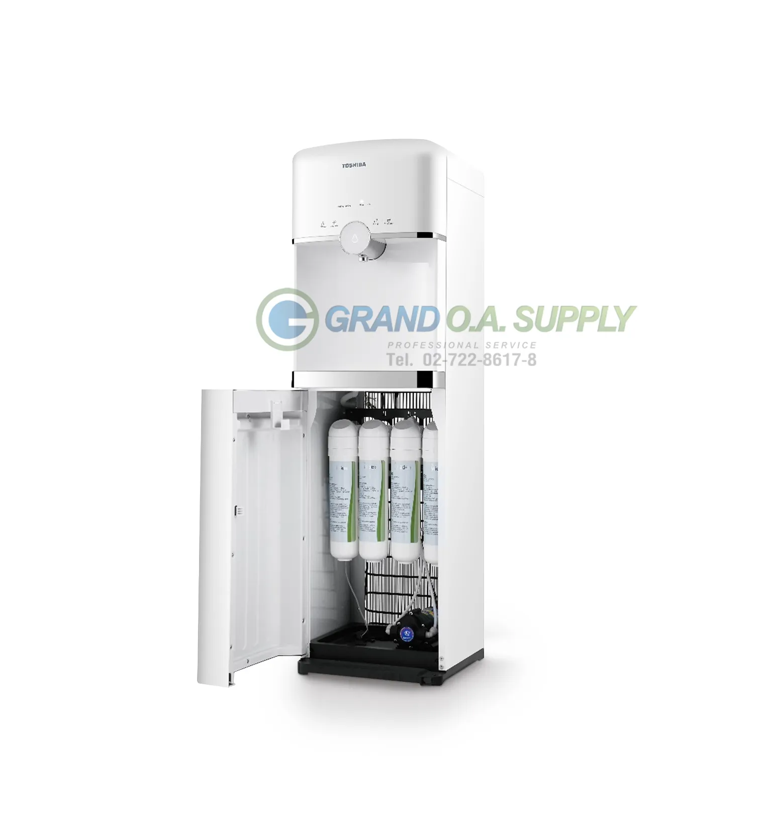 ตู้ทำน้ำร้อน-เย็น โตชิบา TWP-W1643SK(W)  hot-Cold  TWP-W1643SK(W)