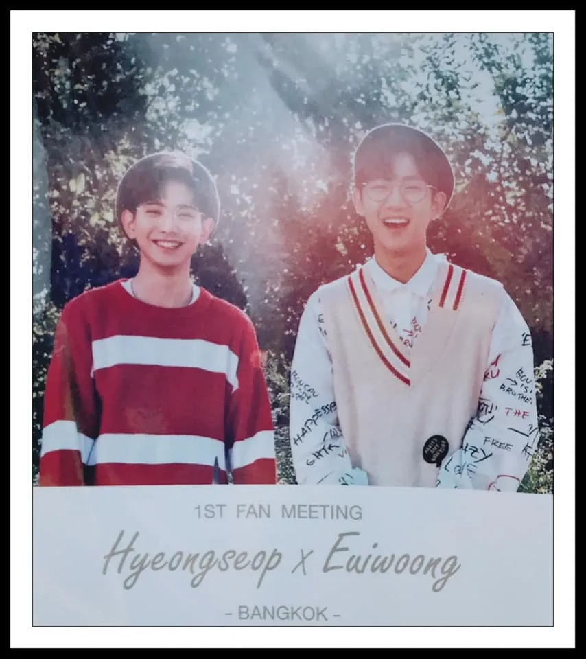 24March2018HYEONGSEOPxEUIWOONGFanMeetinginBangkokแจ้งวัฒนะฮอลล์เซ็นทรัลพลาซ่าแจ้งวัฒนะ