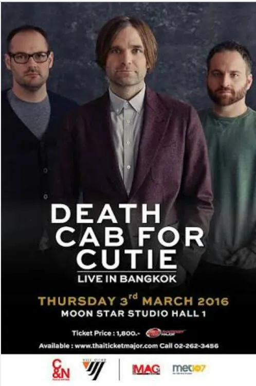 3March2016DeathCabForCutieliveinbangkokMoonstarstudiohall1