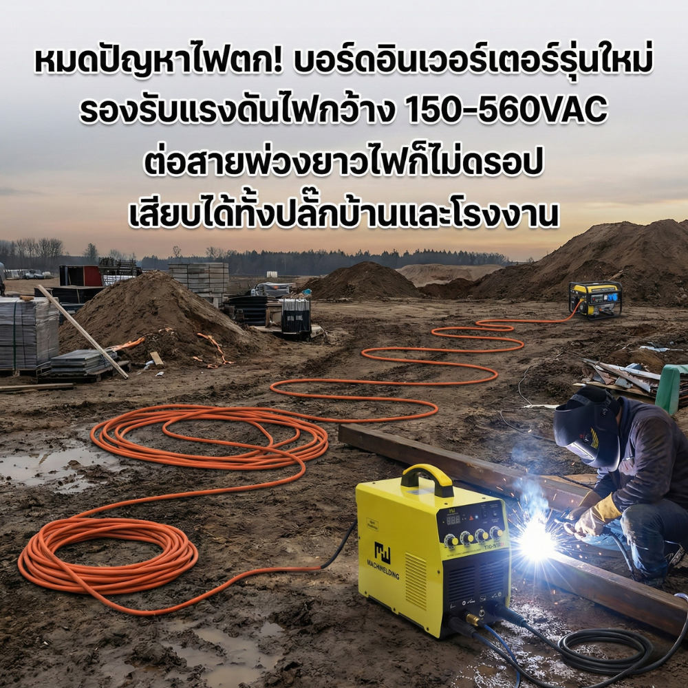 เครื่องเชื่อมอาร์กอน MW TIG 315D 220V/380V