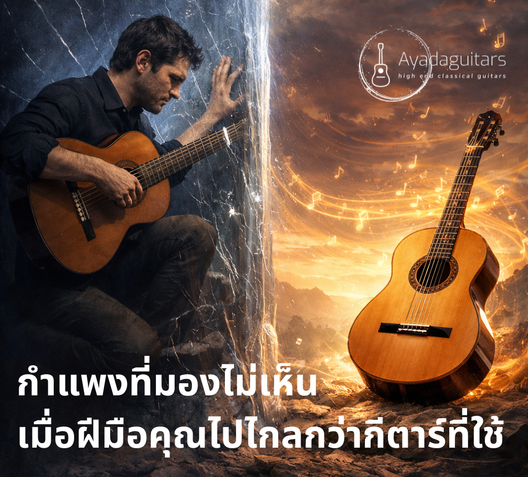 กำแพงที่มองไม่เห็นเมื่อฝีมือคุณไปไกลกว่ากีตาร์ที่ใช้