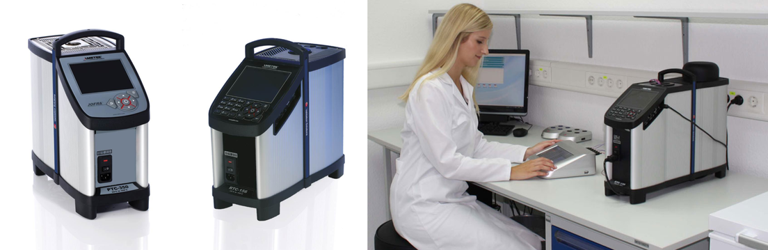 เครื่องกำเนิดอุณหภูมิDryBlockสอบเทียบสายวัดของE-ValPro
