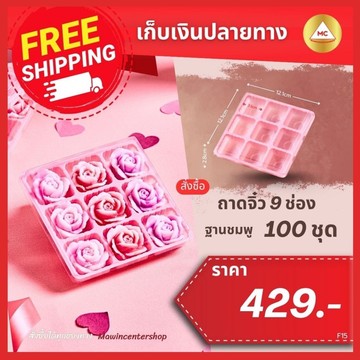 F15-กรอบ-จิ๋ว9ช่องชมพู