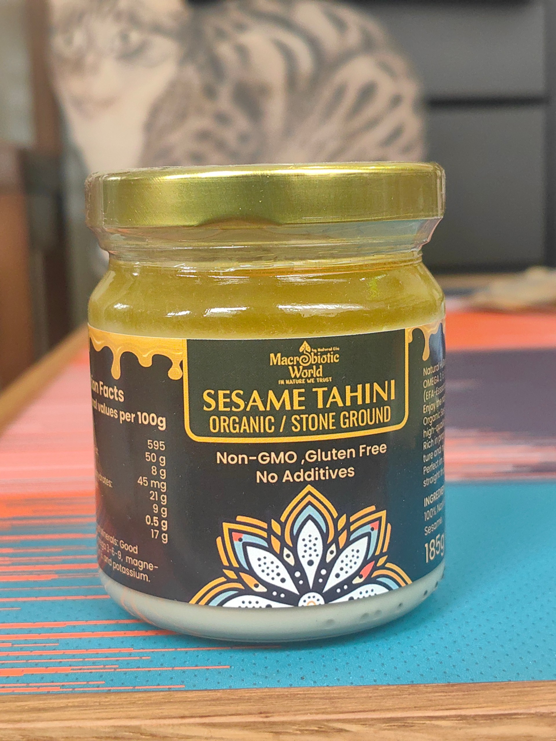 Organic Sesame Tahini (Stone ground)-ทาฮินีงาขาวธรรมชาติ