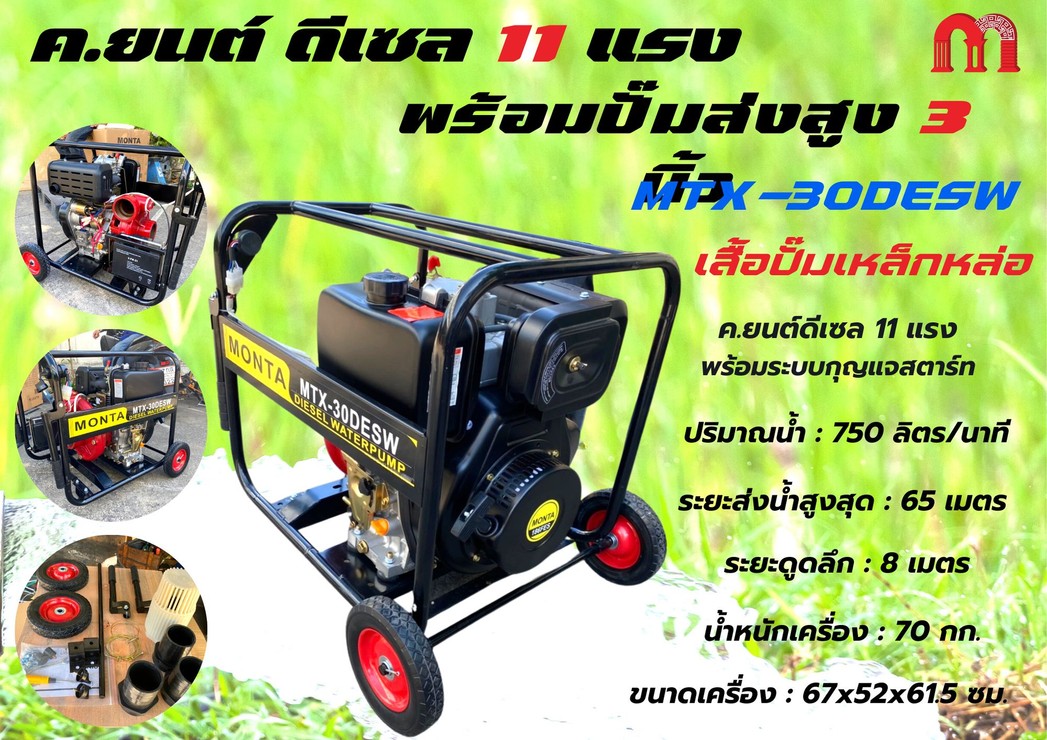 เครื่องยนต์ดีเซลMTx30desw