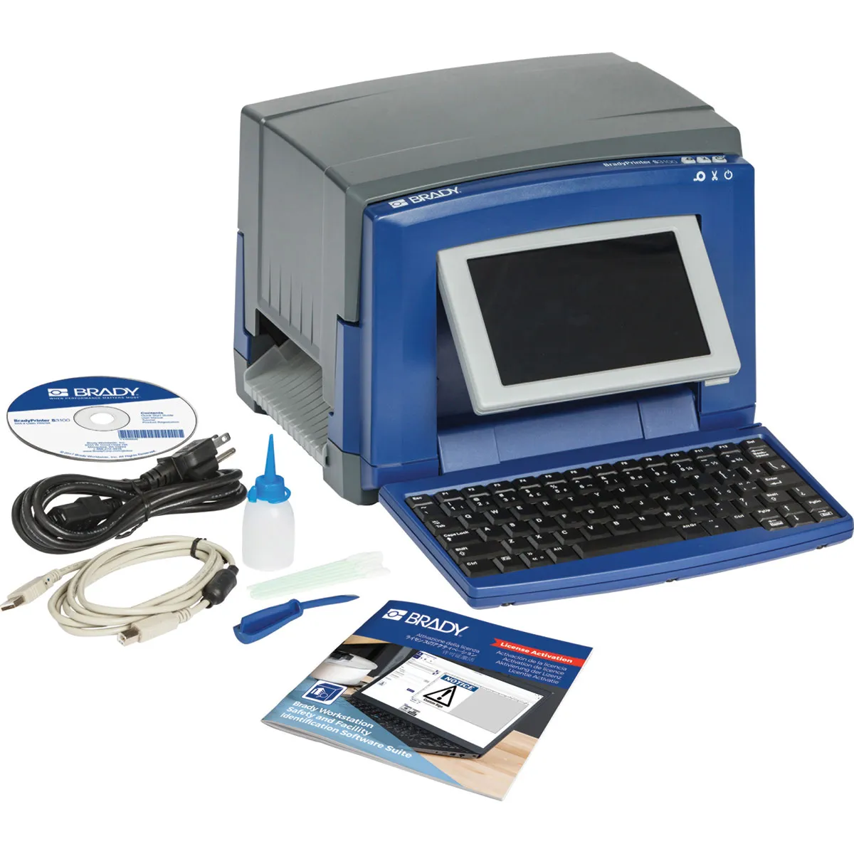 BradyPrinterS3100SignandLabelPrinterSafetyandFacilityIDSoftwareSuiteKit