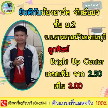 มัธยมต้นbrightUpTutor06