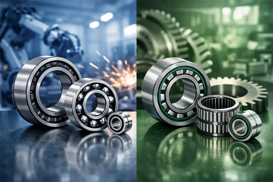 เปรียบเทียบ-NSK-Bearing-กับ-INA-Bearing-สำหรับงานอุตสาหกรรม